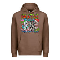 Chestnut Santa's Favorite RN Registered Nurse Premium Hoodie - CowhideDigitalArt