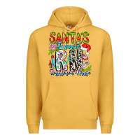 Mustard Santa's Favorite RN Registered Nurse Premium Hoodie - CowhideDigitalArt
