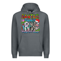Rock Santa's Favorite RN Registered Nurse Premium Hoodie - CowhideDigitalArt