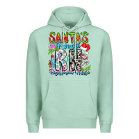 Seafoam Santa's Favorite RN Registered Nurse Premium Hoodie - CowhideDigitalArt
