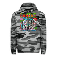 Slate Camo Santa's Favorite RN Registered Nurse Premium Hoodie - CowhideDigitalArt