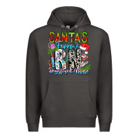 Smoke Santa's Favorite RN Registered Nurse Premium Hoodie - CowhideDigitalArt