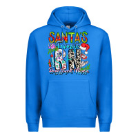 True Royal Santa's Favorite RN Registered Nurse Premium Hoodie - CowhideDigitalArt