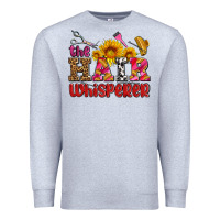 Heather Grey hair whisperer Premium Sweatshirt - AdoDesignShop