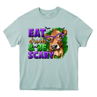 Arona Eat Drink and Be Scary with Halloween Heavy Core Tee - texasbilliewilder