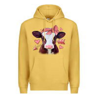 Antique Gold valentines day baby calf Premium Hoodie - Jasminsmagicworld