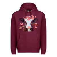 Valentines Day Baby Calf Premium Hoodie | Teevron