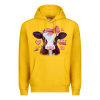 Lemon valentines day baby calf Premium Hoodie - Jasminsmagicworld