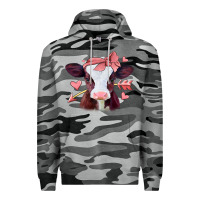 Slate Camo valentines day baby calf Premium Hoodie - Jasminsmagicworld