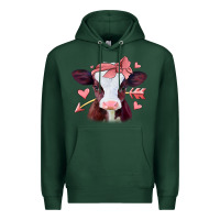Sports Green valentines day baby calf Premium Hoodie - Jasminsmagicworld