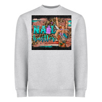 Heather Grey nail hustler tumbler Heavyweight Sweatshirt - BarkalooDesign