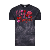 Cloud Black hey sugar with lips and candies olivia Vintage Tee - OliviaCreatesArt
