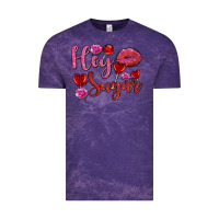 Cloud Purple hey sugar with lips and candies olivia Vintage Tee - OliviaCreatesArt