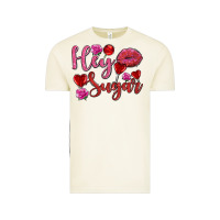 Vintage Arctic hey sugar with lips and candies olivia Vintage Tee - OliviaCreatesArt