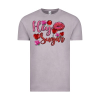Vintage Zinc hey sugar with lips and candies olivia Vintage Tee - OliviaCreatesArt