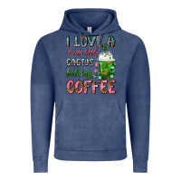 Vintage Denim I Love A Cute Little Cactus Holding Coffee Vintage Hoodie - FaDigitalArtStudio