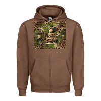 Chestnut camouflage mama Zipper Hoodie - BarkalooDesign