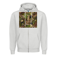 Camouflage Mama Zipper Hoodie | Teevron