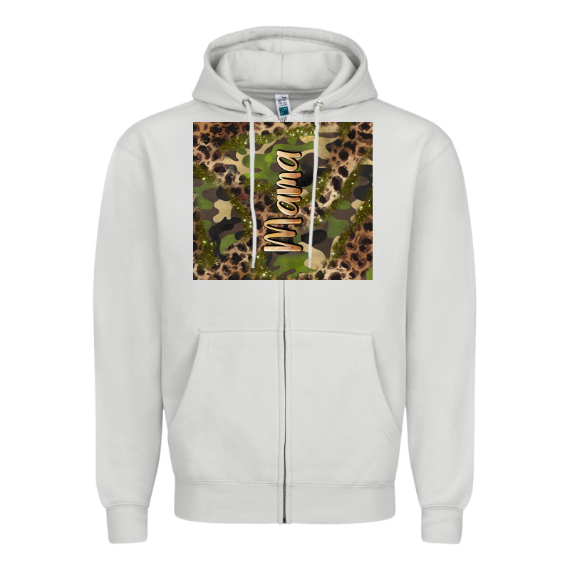 Camouflage Mama Zipper Hoodie by BarkalooDesign | Teevron