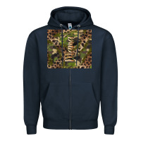 Navy camouflage mama Zipper Hoodie - BarkalooDesign