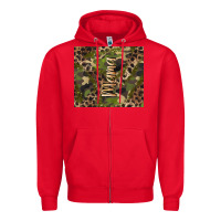 Red camouflage mama Zipper Hoodie - BarkalooDesign