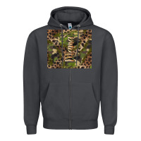 Smoke camouflage mama Zipper Hoodie - BarkalooDesign