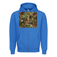 True Royal camouflage mama Zipper Hoodie - BarkalooDesign