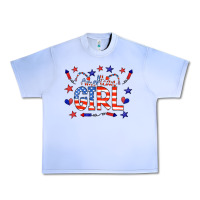Grape Ice all american girl doodle letters Urban Heavy Tee - CowCowDesign