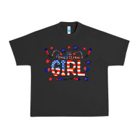 Pigment Black all american girl doodle letters Urban Heavy Tee - CowCowDesign