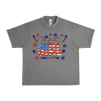 Tornado all american girl doodle letters Urban Heavy Tee - CowCowDesign