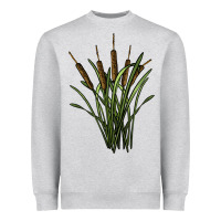 Heather Grey reeds Heavyweight Sweatshirt - BarkalooDesign