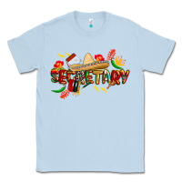 Dusty Blue cinco de mayo secretary Classic Tee - CowGirlArtShop
