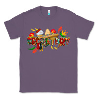 Lavender cinco de mayo secretary Classic Tee - CowGirlArtShop