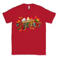 Red cinco de mayo secretary Classic Tee - CowGirlArtShop