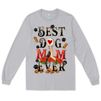 Moon Dust Best dog mom ever Mother's Day Long Sleeve Tee - FaDigitalArtStudio