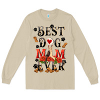 Mushroom Best dog mom ever Mother's Day Long Sleeve Tee - FaDigitalArtStudio