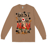 Toasted Coconut Best dog mom ever Mother's Day Long Sleeve Tee - FaDigitalArtStudio