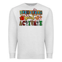 Oatmeal Heather christmas spirit activate Premium Sweatshirt - AdoDesignShop