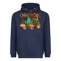 Navy gnomigos Heavyweight Hoodie - AdoDesignShop