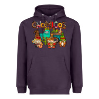 Plum gnomigos Heavyweight Hoodie - AdoDesignShop