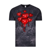 Cloud Black heart balloons olivia Vintage Tee - OliviaCreatesArt