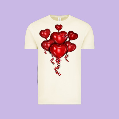 Heart Balloons Olivia Vintage Tee Designed By Oliviacreatesart