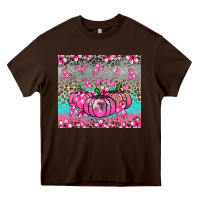 Chocolate Brown cancer pumpkins Heavy Core Tee - NancyCooperArtShop
