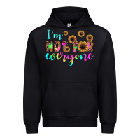 Black i'm not for everyone Urban Hoodie - JahusDesignShop