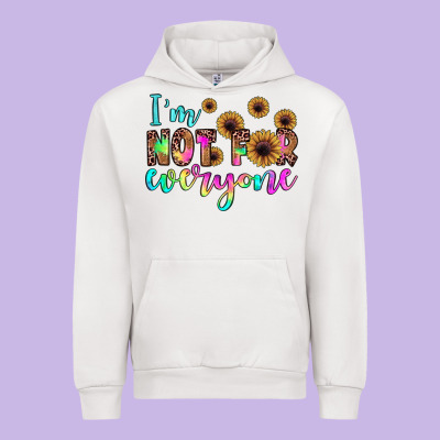 I'm Not For Everyone Urban Hoodie Designed By Jahusdesignshop