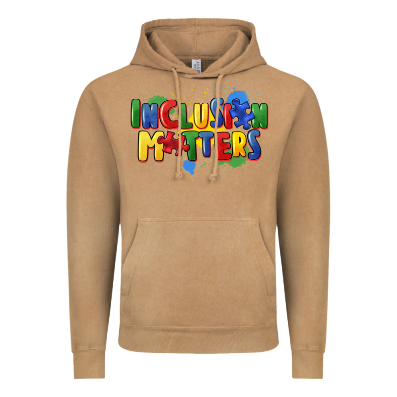 Inclusion Matters Vintage Hoodie by FaDigitalArtStudio | Teevron