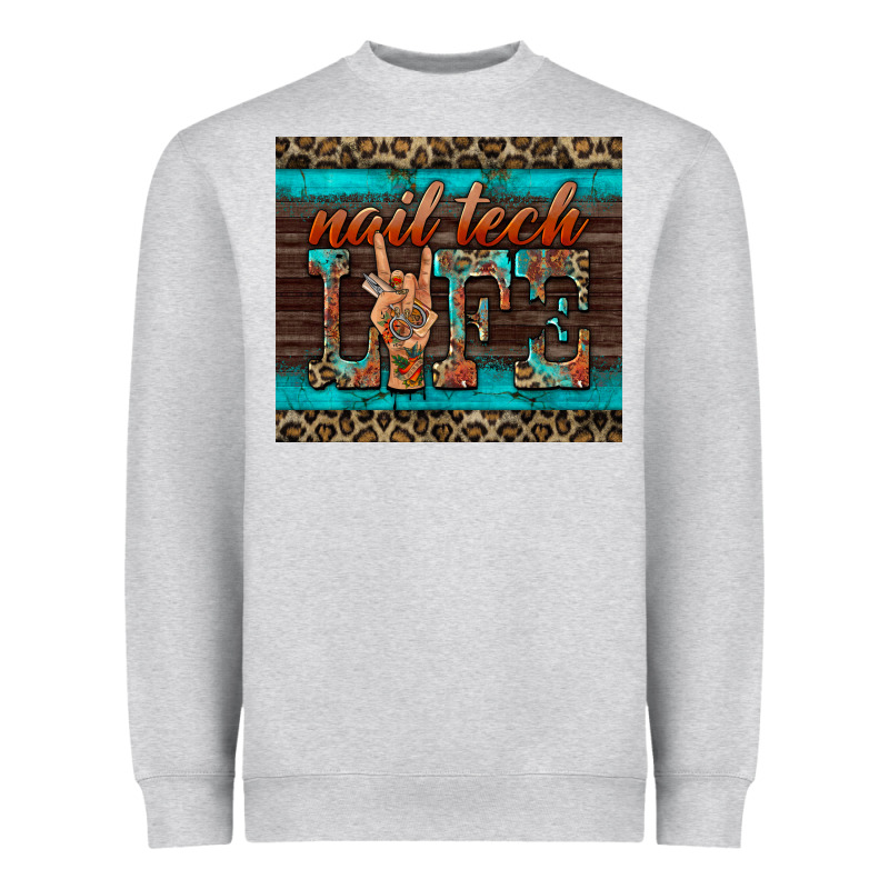 Nail Tech Life Heavyweight Sweatshirt by BarkalooDesign | Teevron
