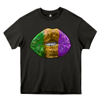 Asphalt mardi gras kiss Heavy Core Tee - RanaPortraitStore