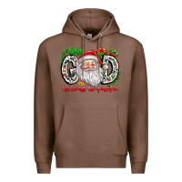 Chestnut with god all things are possible santa Premium Hoodie - CowhideDigitalArt