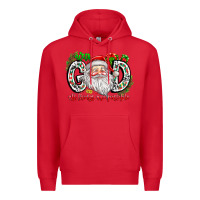 Red with god all things are possible santa Premium Hoodie - CowhideDigitalArt